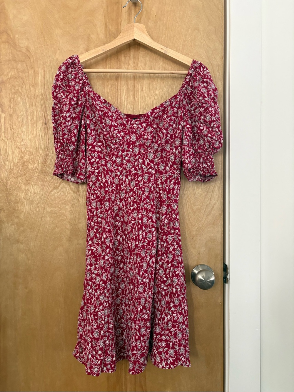 Madewell Floral Puff-Sleeve Women's Dress